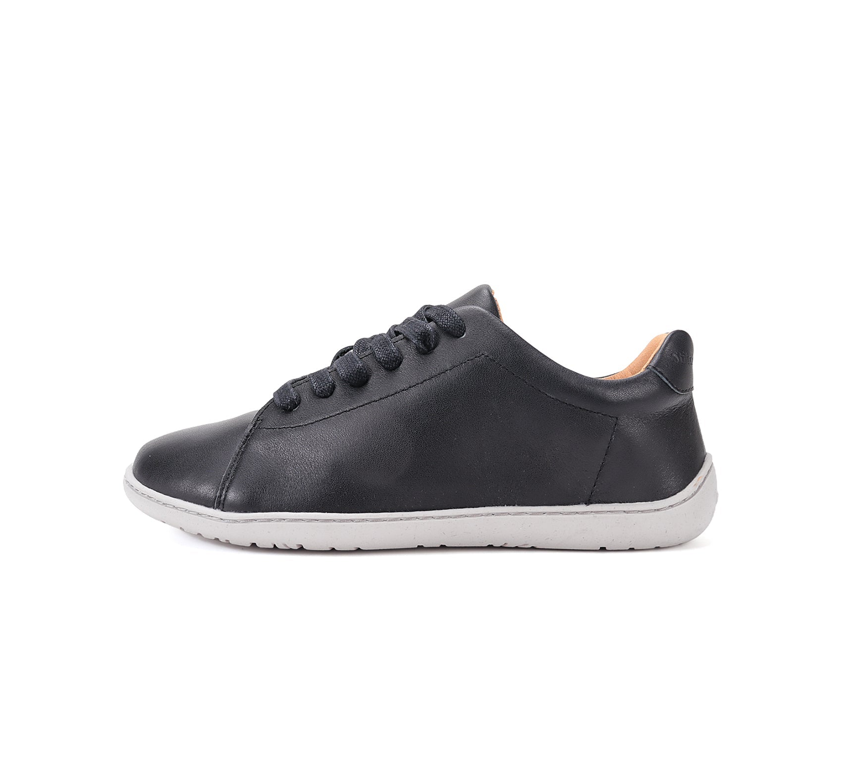 All black leather sneakers 088 - MyMara