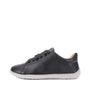 All black leather sneakers 088 - MyMara