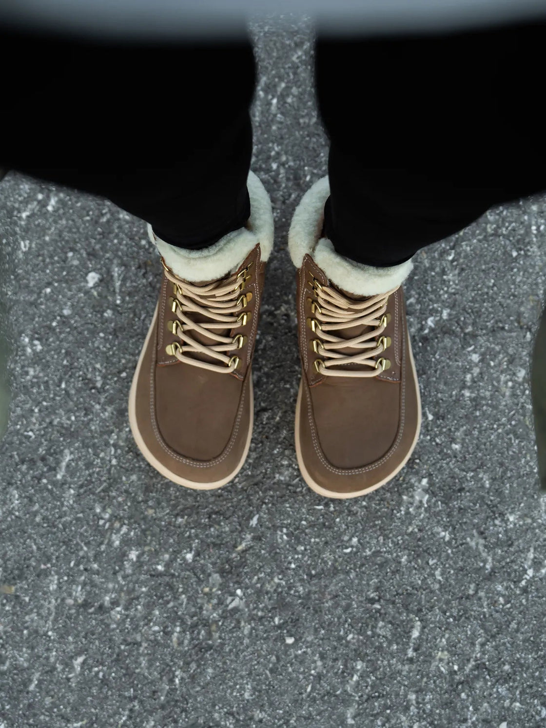 Boots Olivia - Warm Leather Winter Boots with Merino Wool Lining - MyMara