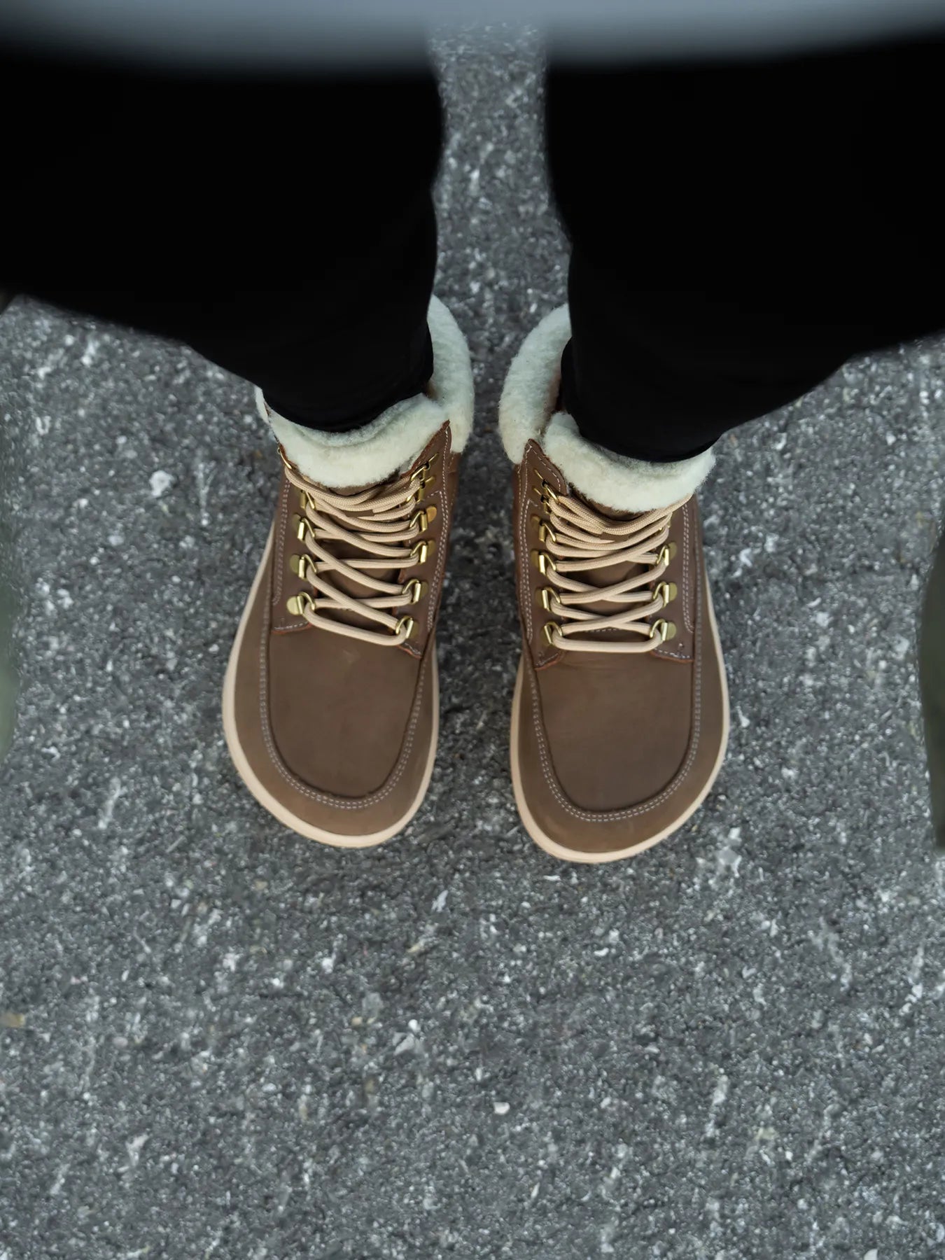 Boots Olivia - Warm Leather Winter Boots with Merino Wool Lining - MyMara