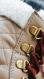 Boots Olivia - Warm Leather Winter Boots with Merino Wool Lining - MyMara