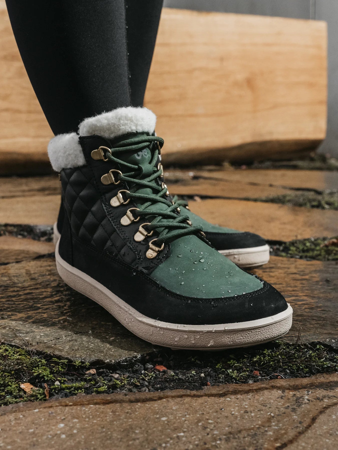 Boots Olivia - Warm Leather Winter Boots with Merino Wool Lining - MyMara