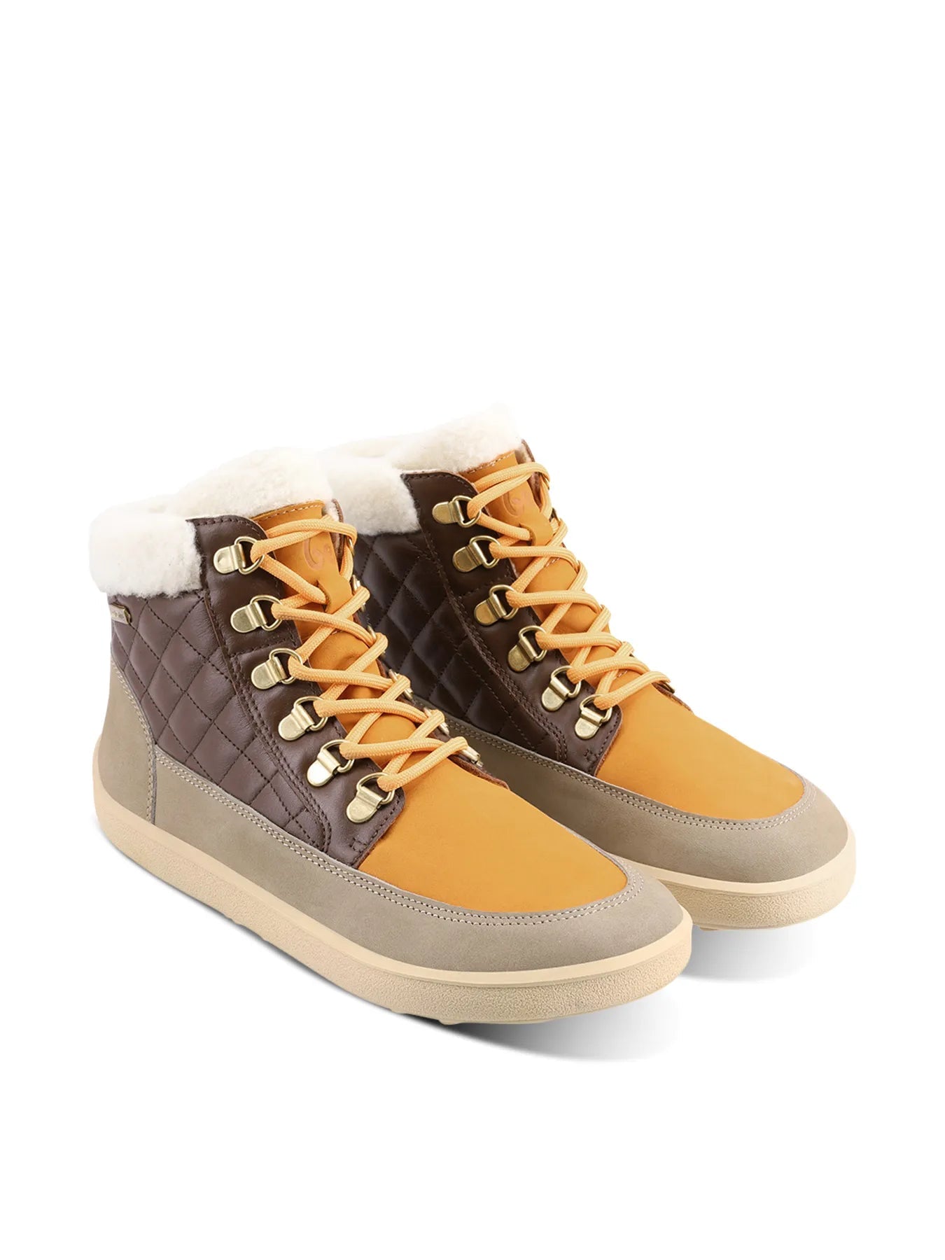 Boots Olivia - Warm Leather Winter Boots with Merino Wool Lining - MyMara