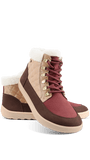 Boots Olivia - Warm Leather Winter Boots with Merino Wool Lining - MyMara