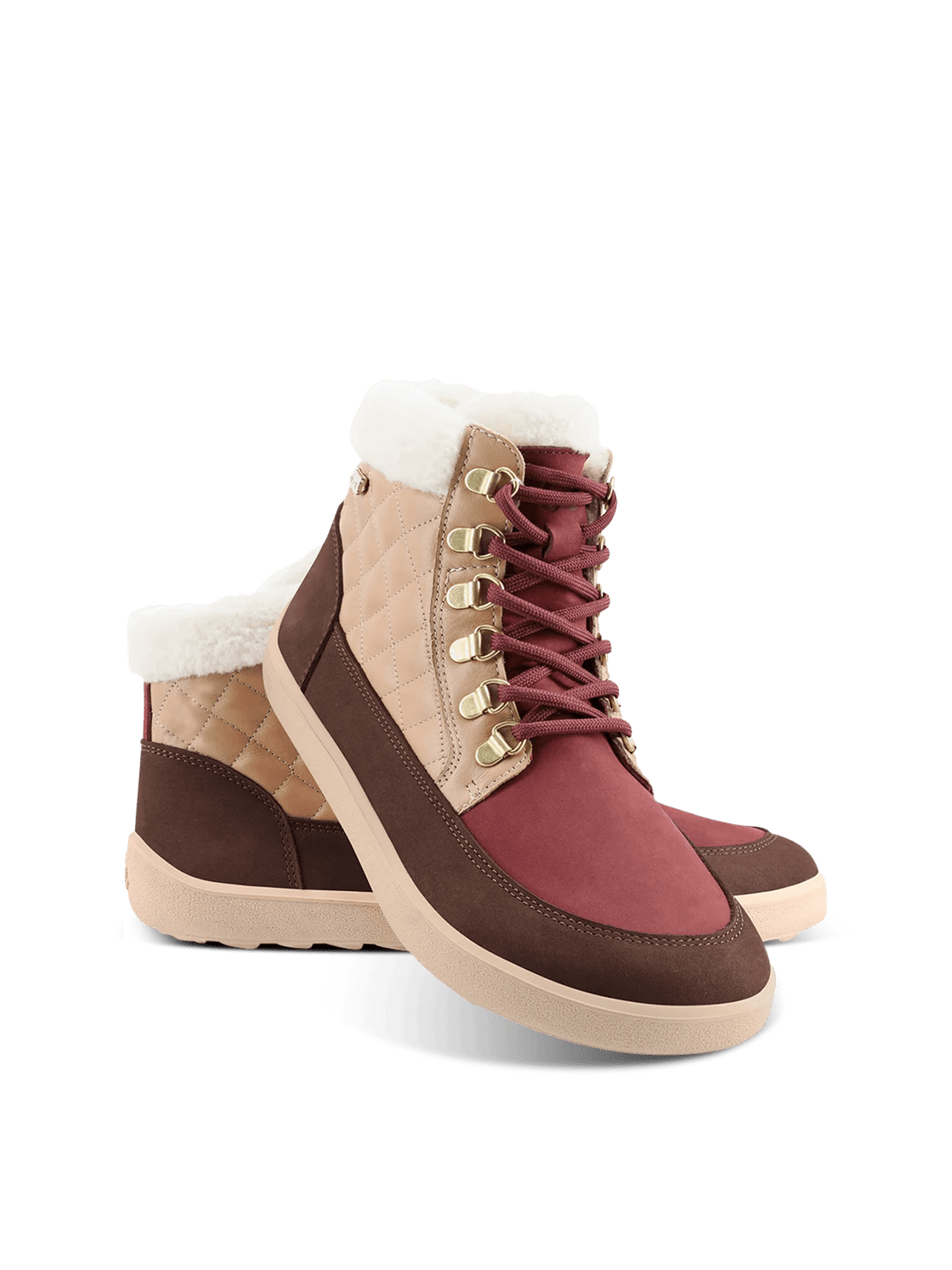 Boots Olivia - Warm Leather Winter Boots with Merino Wool Lining - MyMara