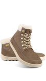 Boots Olivia - Warm Leather Winter Boots with Merino Wool Lining - MyMara