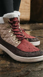 Boots Olivia - Warm Leather Winter Boots with Merino Wool Lining - MyMara