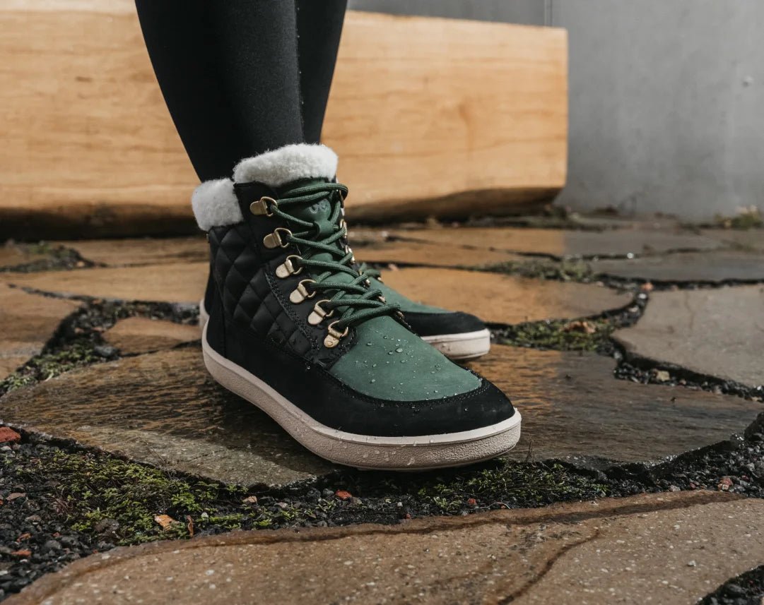 Boots Olivia - Warm Leather Winter Boots with Merino Wool Lining - MyMara