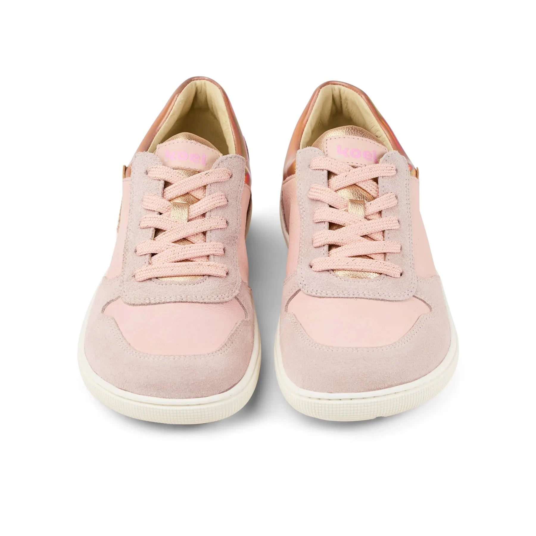 France Suede Nude All - Season Barefoot Sneakers - MyMara