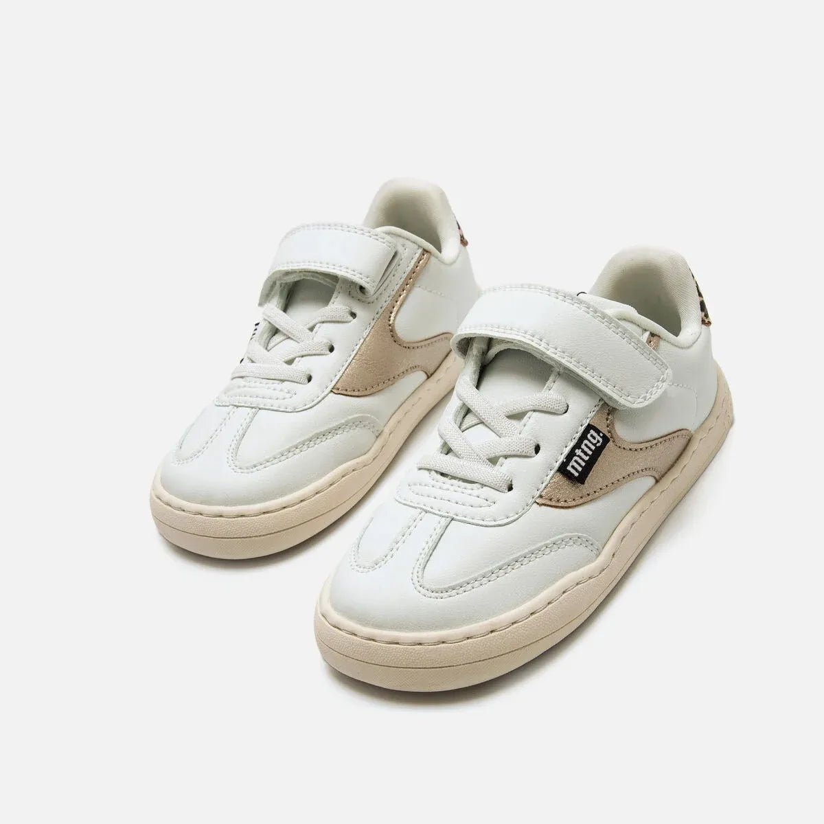 Free Gold Leopard Girls’ Minimalist Sneakers - MyMara