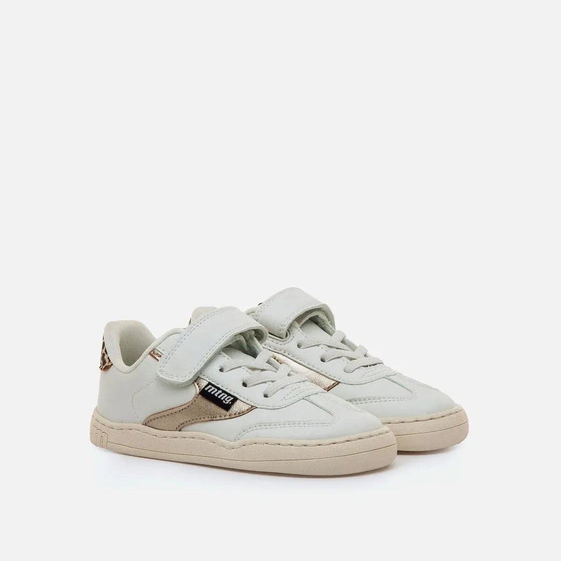 Free Gold Leopard Girls’ Minimalist Sneakers - MyMara