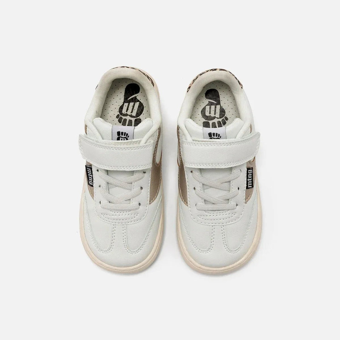 Free Gold Leopard Girls’ Minimalist Sneakers - MyMara