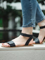 Iris Leather Summer Sandals - MyMara