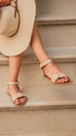 Iris Leather Summer Sandals - MyMara