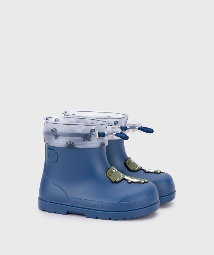 Mendi Dino Jeans rain boots - MyMara