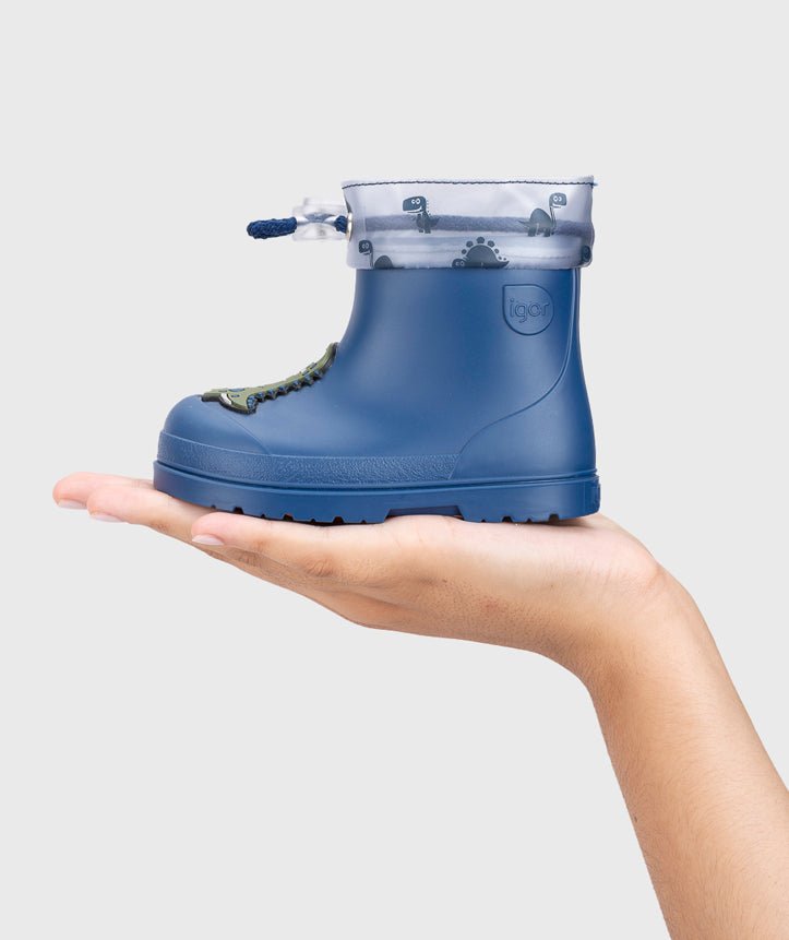 Mendi Dino Jeans rain boots - MyMara