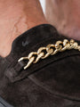Men's Moccasins Prestage with Gold Chain Detail - MyMara