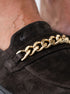 Men's Moccasins Prestage with Gold Chain Detail - MyMara