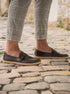 Moccasins Amadeus - Men's Leather Moccasins with Metal Buckle - MyMara