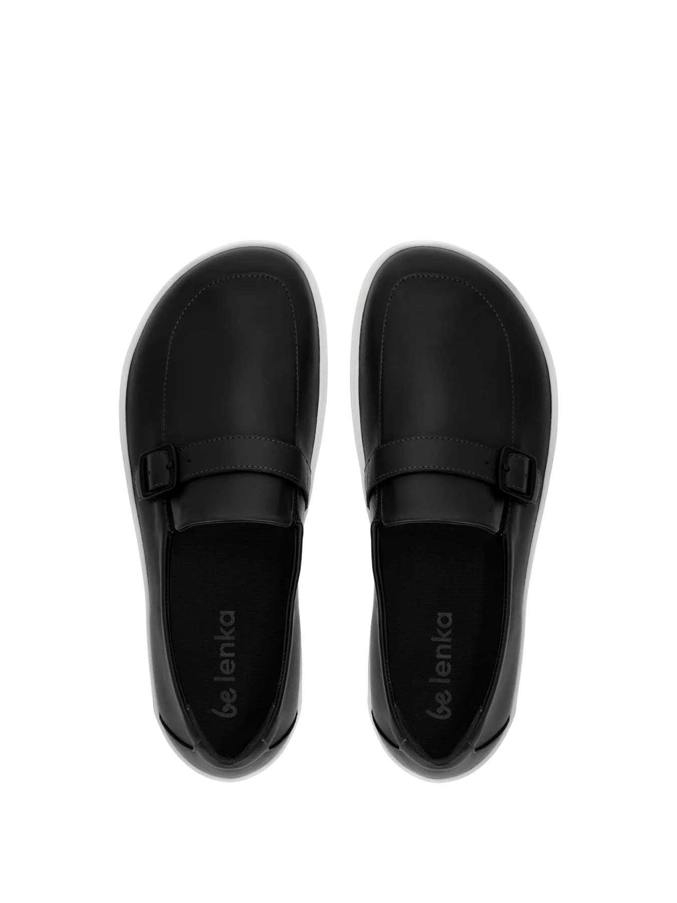 Moccasins Amadeus - Men's Leather Moccasins with Metal Buckle - MyMara