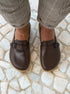 Moccasins Amadeus - Men's Leather Moccasins with Metal Buckle - MyMara