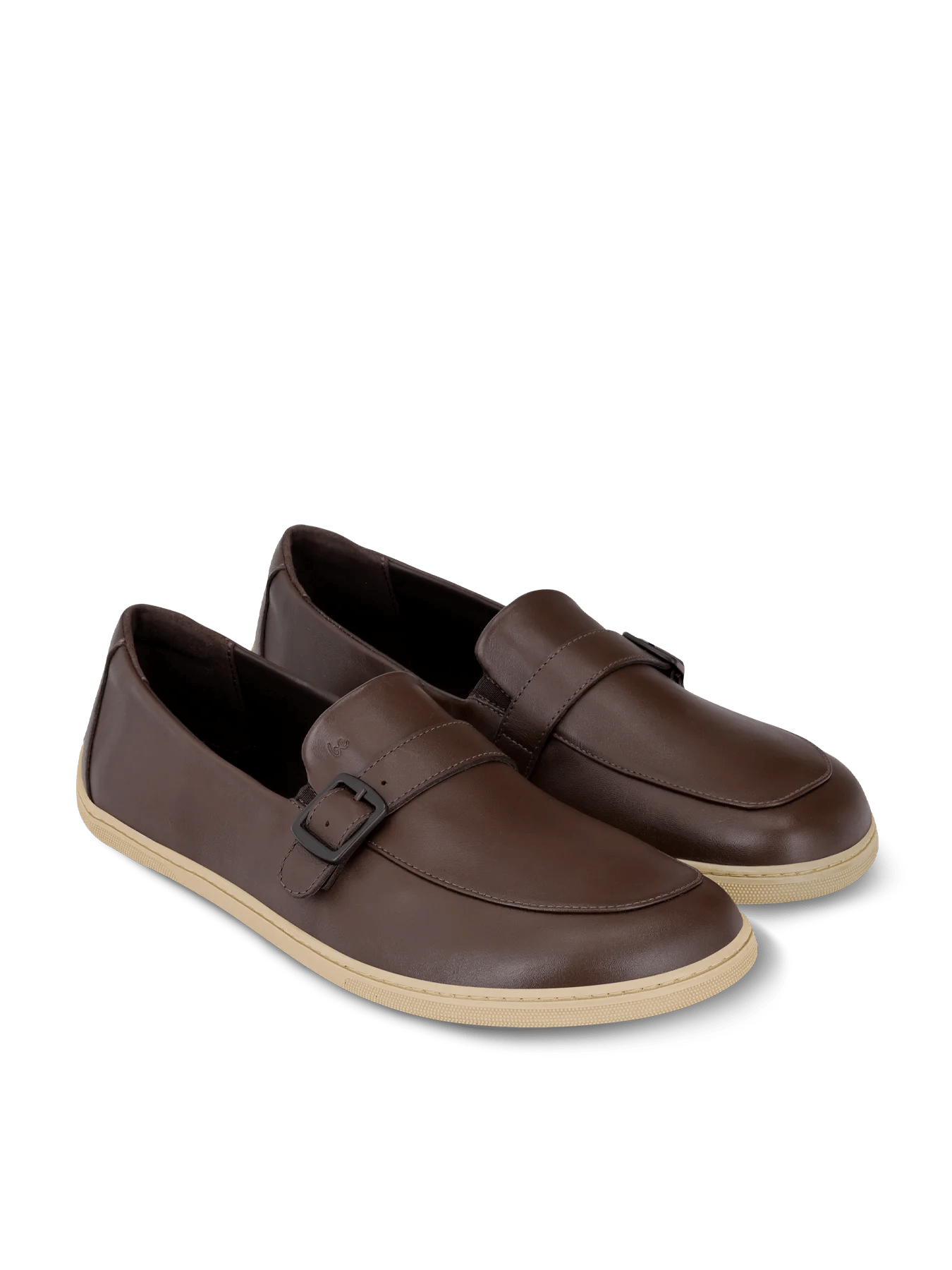 Moccasins Amadeus - Men's Leather Moccasins with Metal Buckle - MyMara