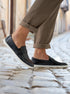 Moccasins Amadeus - Men's Leather Moccasins with Metal Buckle - MyMara