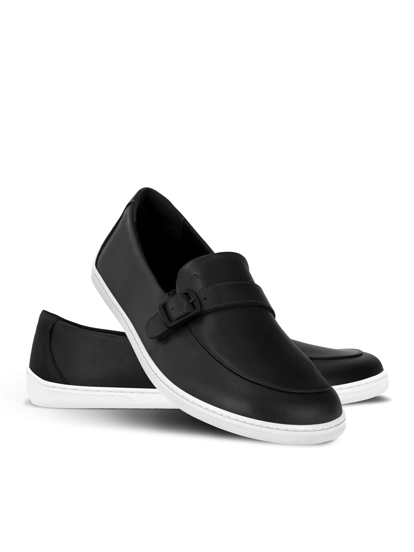Moccasins Amadeus - Men's Leather Moccasins with Metal Buckle - MyMara