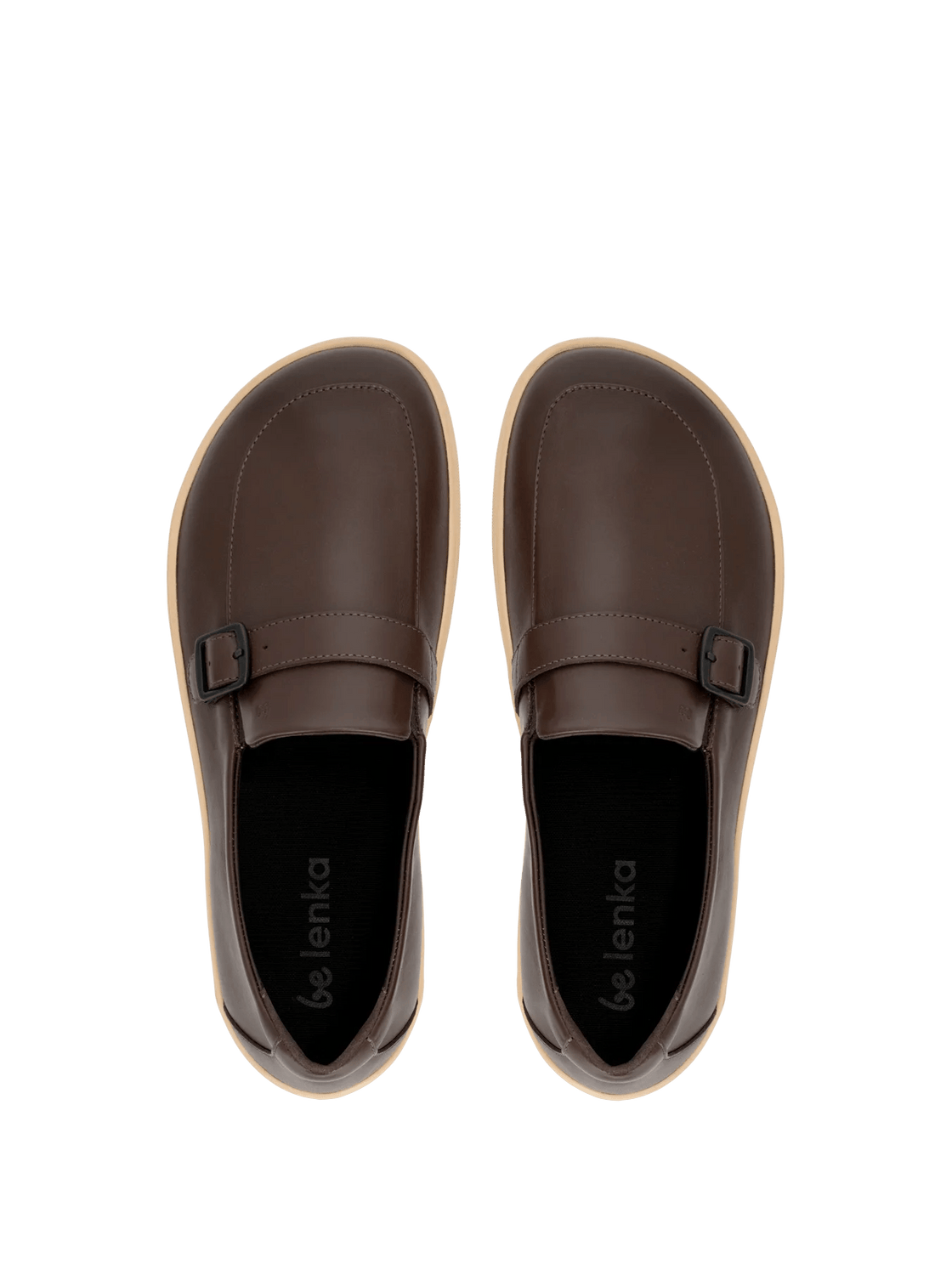 Moccasins Amadeus - Men's Leather Moccasins with Metal Buckle - MyMara