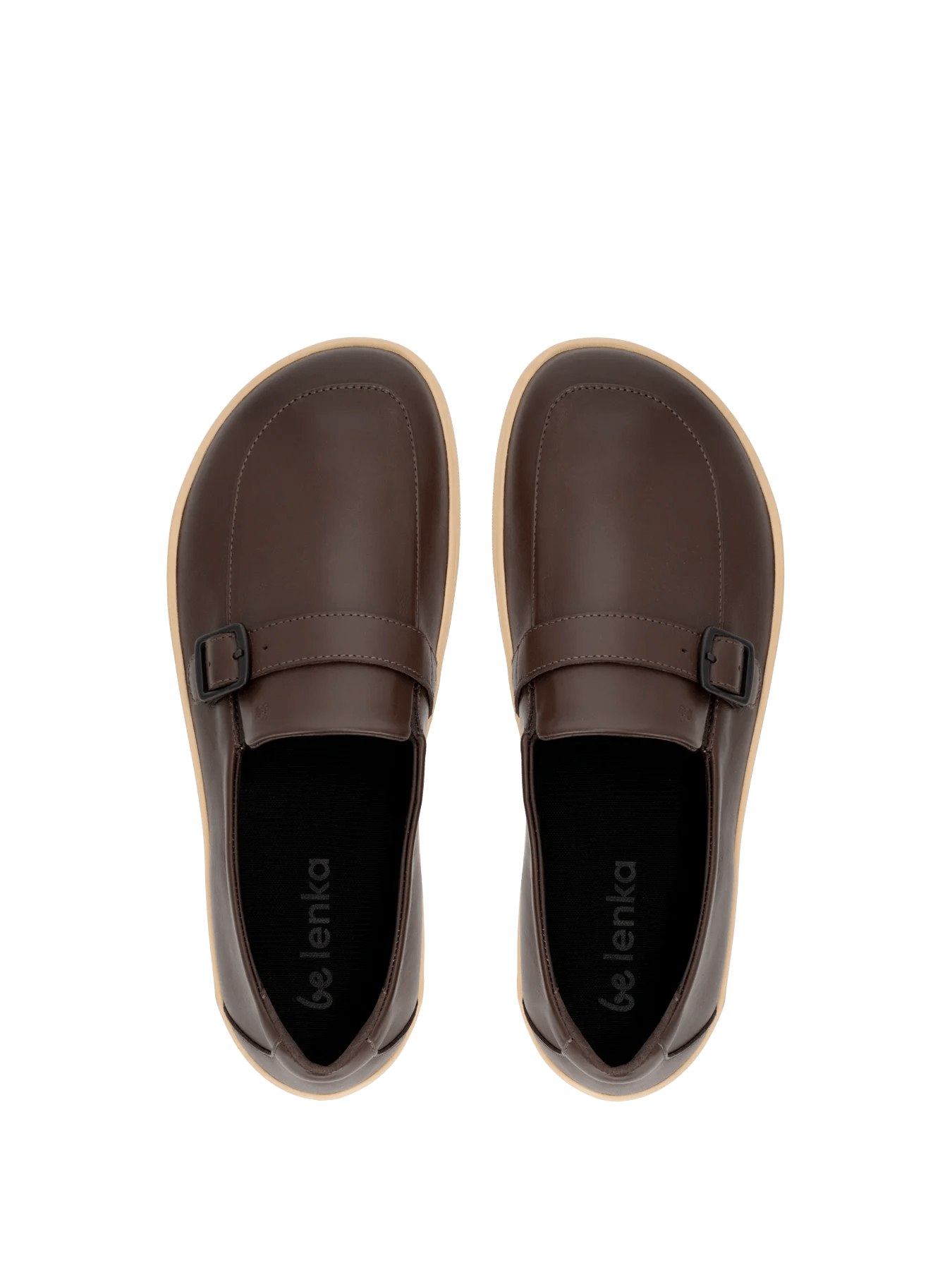 Moccasins Amadeus - Men's Leather Moccasins with Metal Buckle - MyMara