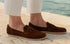 Moccasins Bianca - Women's Leather Slip - On Shoes - MyMara