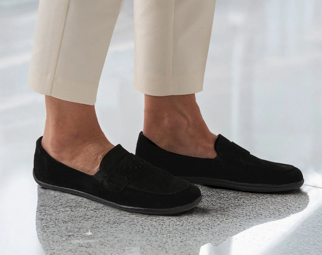 Moccasins Bianca - Women's Leather Slip - On Shoes - MyMara