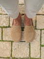 Moccasins Bianca - Women's Leather Slip - On Shoes - MyMara