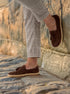 Moccasins Portsiders - Elegant Leather Loafers with Tassels - MyMara