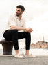 Moccasins Portsiders - Elegant Leather Loafers with Tassels - MyMara