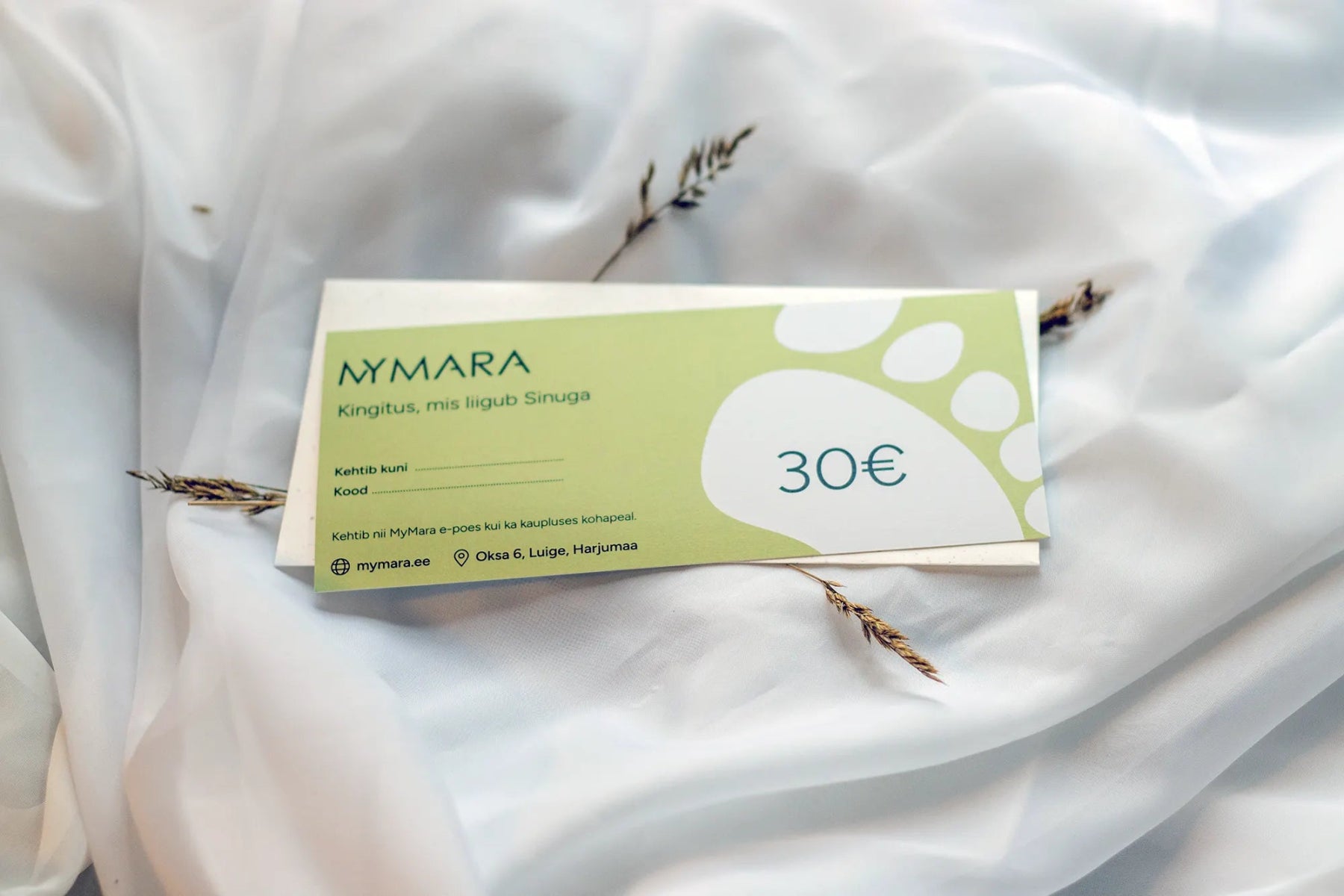 MyMara Gift Card (physical, on paper) - MyMara