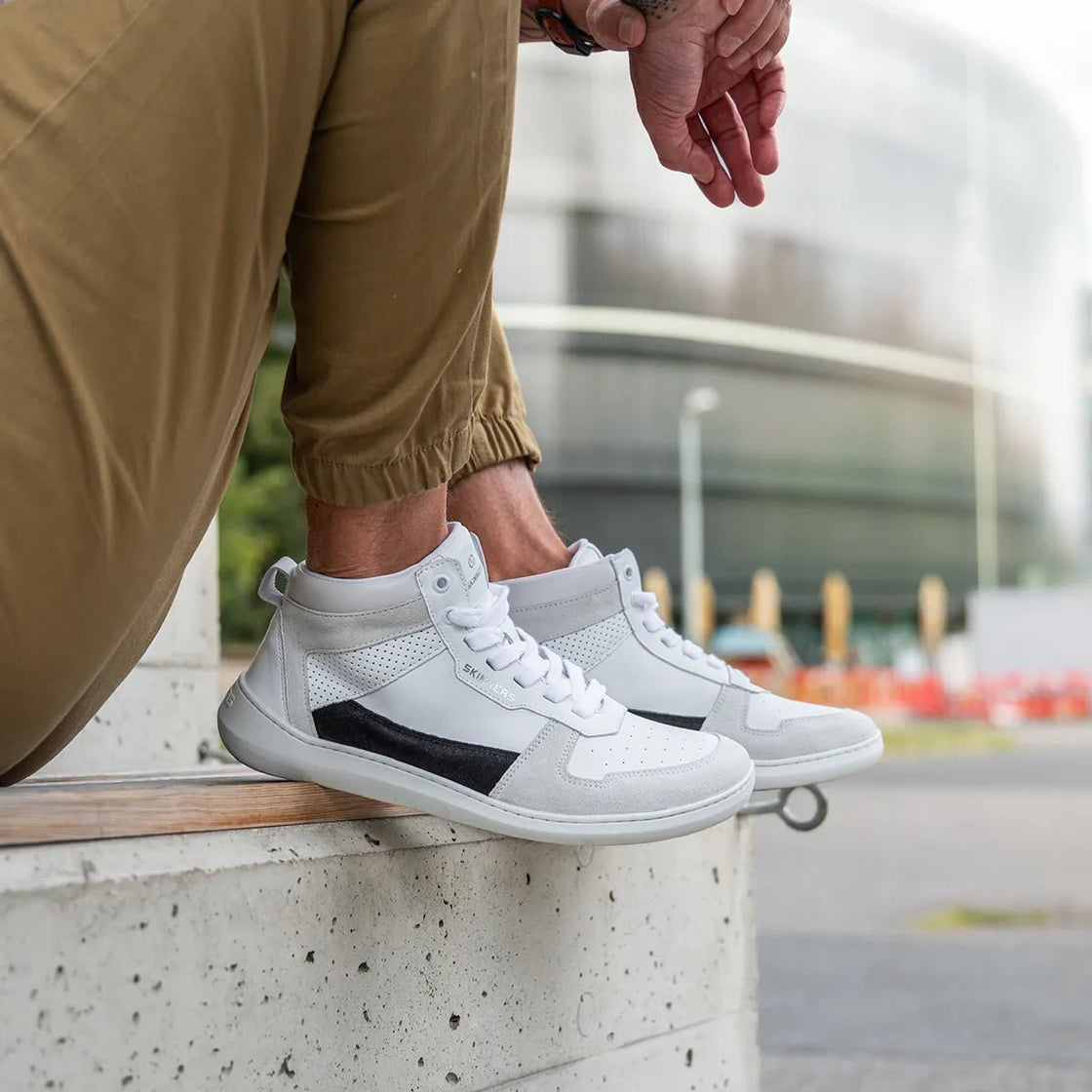 Oldschooler High Top Barefoot Sneakers - MyMara