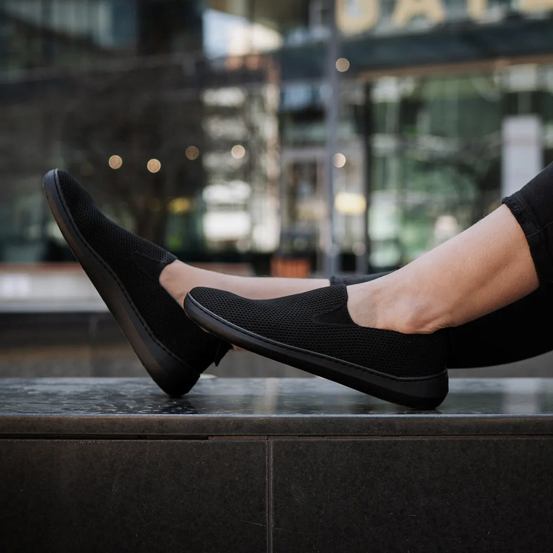 Skinners Seaker Slip-Ons in True Black (Black), product image 2