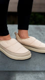 Slip-on shoes Nimbus - Water-repellent leather walking shoes - MyMara