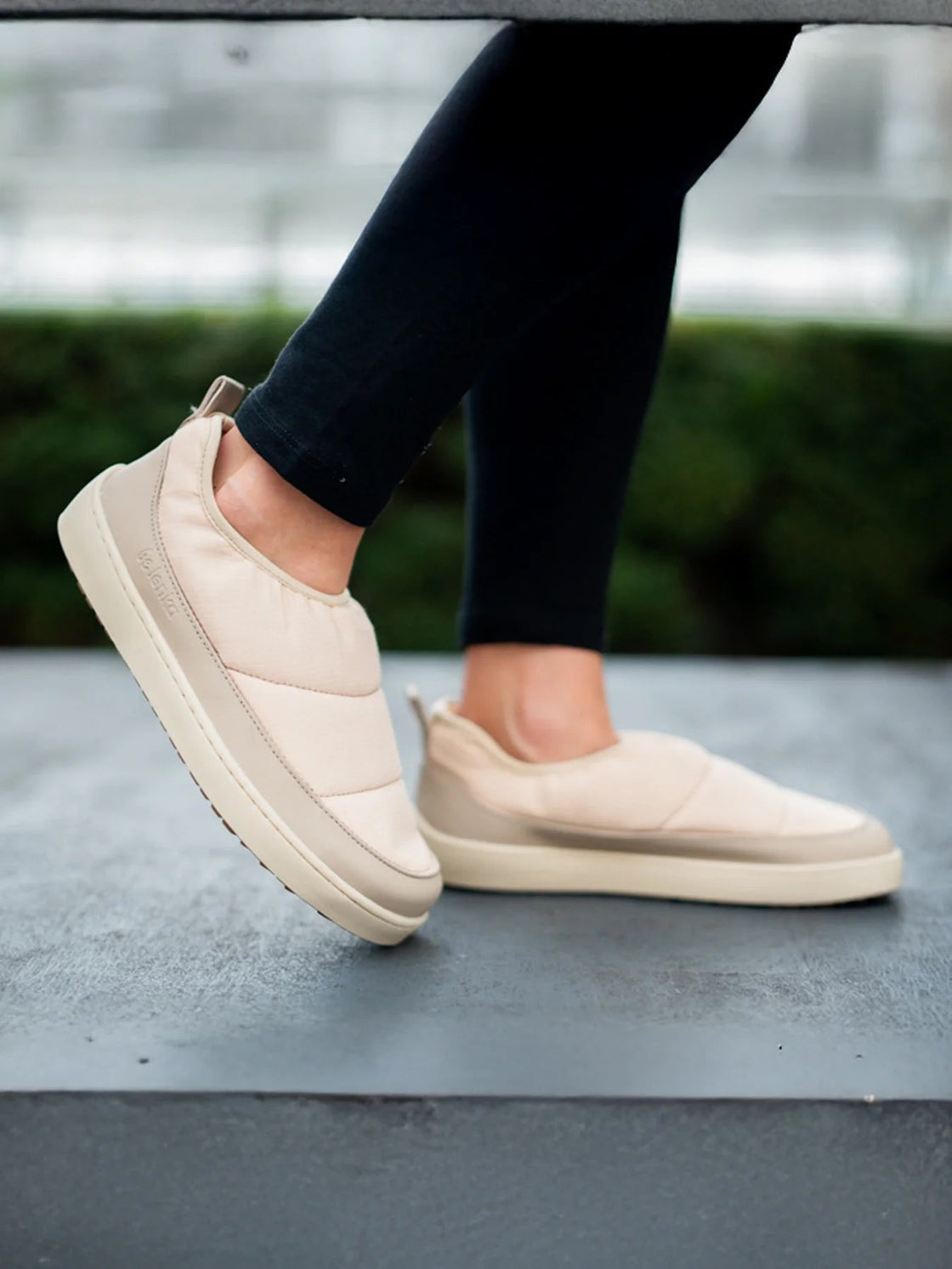 Slip-on shoes Nimbus - Water-repellent leather walking shoes - MyMara