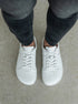 Sneakers Enigma - Premium Leather Minimalist Shoes - MyMara