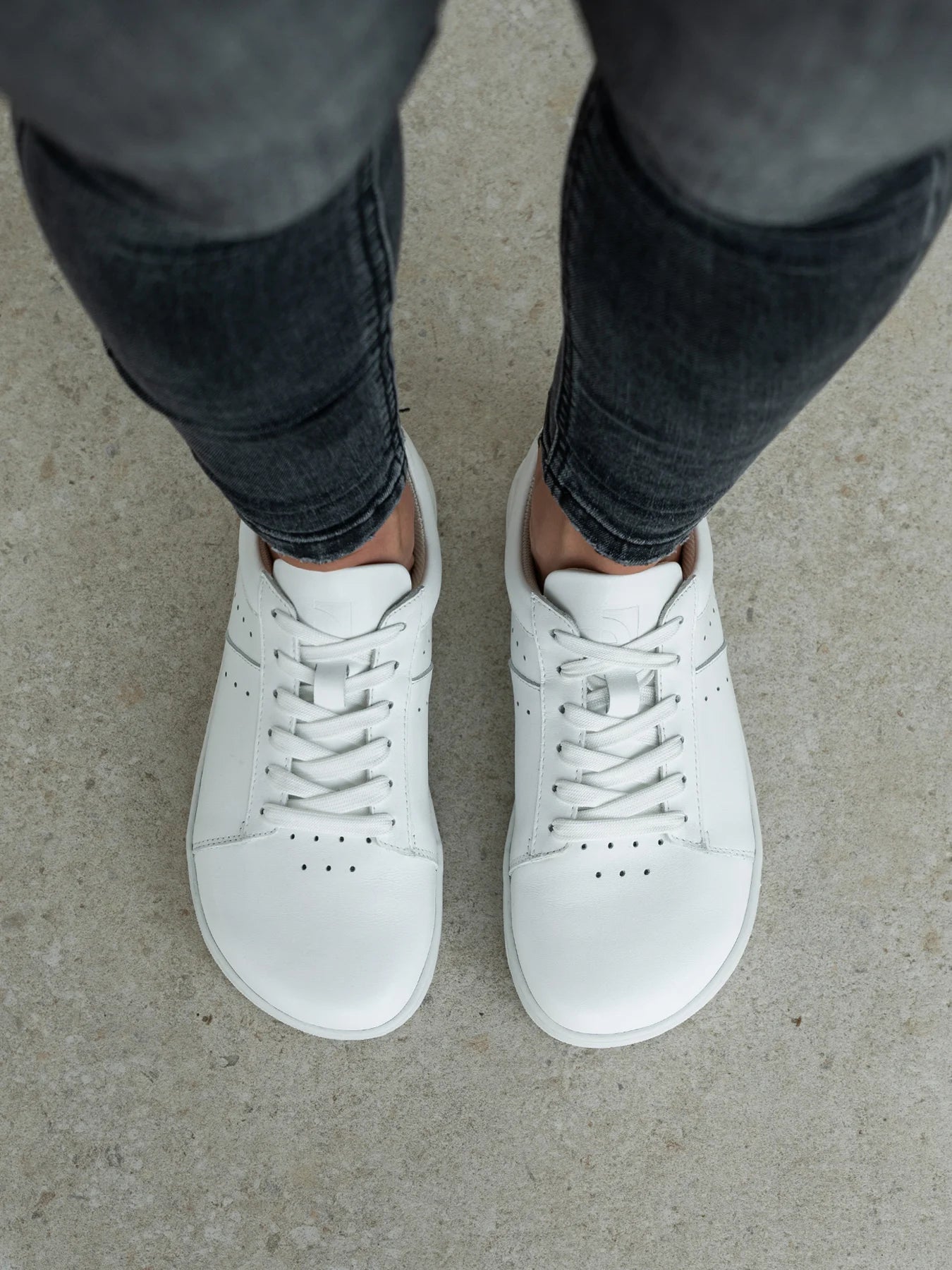 Sneakers Enigma - Premium Leather Minimalist Shoes - MyMara