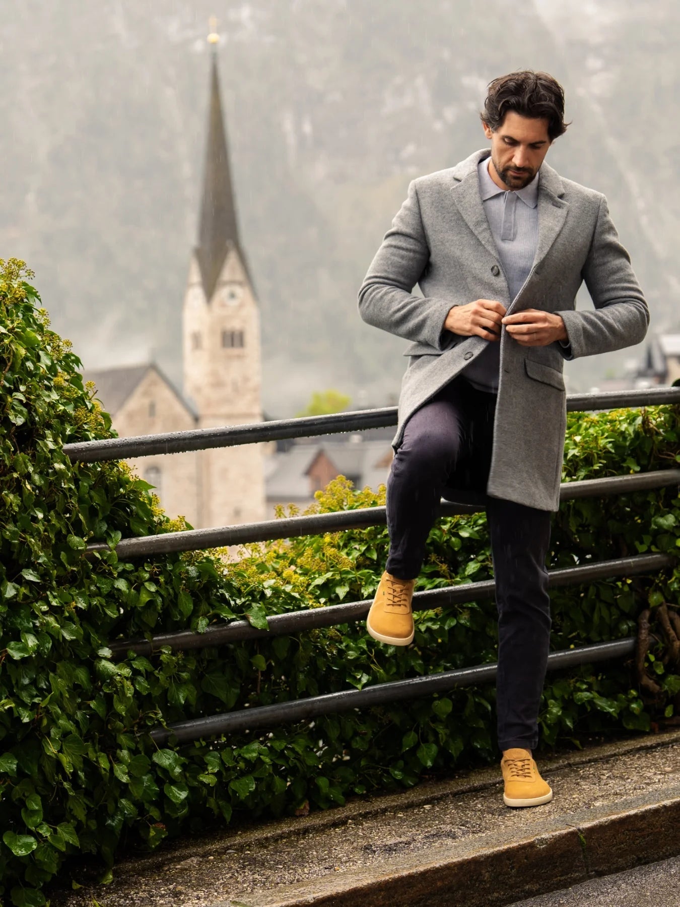 Sneakers Phoenix - Leather Walking Shoes - MyMara