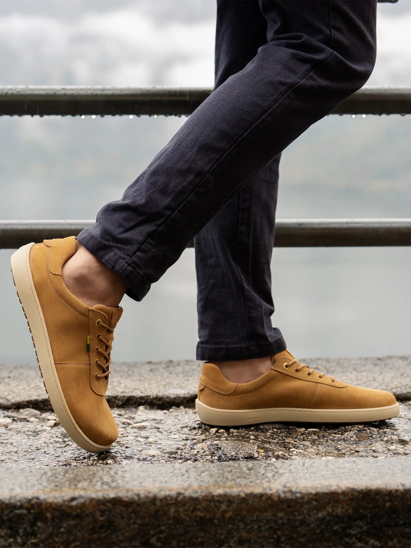 Sneakers Phoenix - Leather Walking Shoes - MyMara