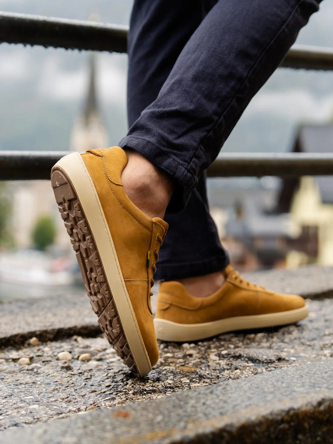 Sneakers Phoenix - Leather Walking Shoes - MyMara